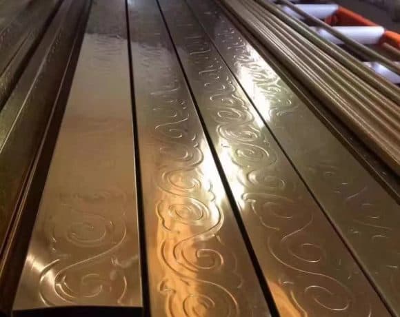 embossed stainless pipe