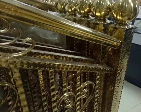 SS decorative tube for stair railings