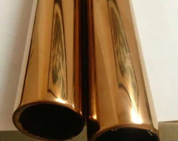 gold stainless pipe