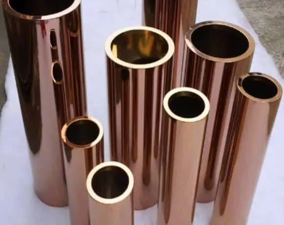 rose gold stainless tube for wall trim