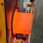 Welding seam inspection of stainless steel capillary tubing under high magnification