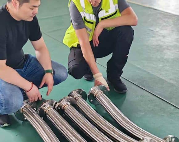 SS corrugated pipe for HVAC and heating systems