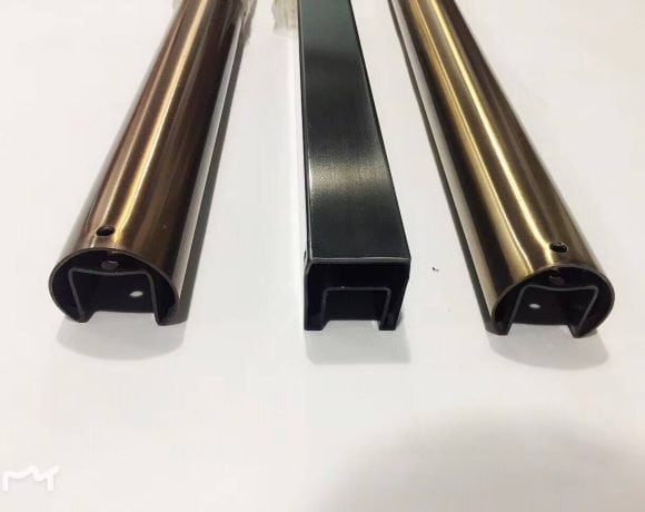 laser etched stainless pipe