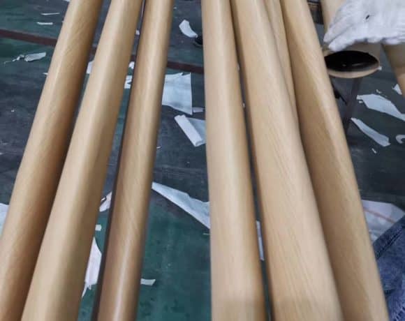 wooden patten stainless pipe for handrail