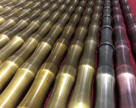brushed stainless steel for display racks