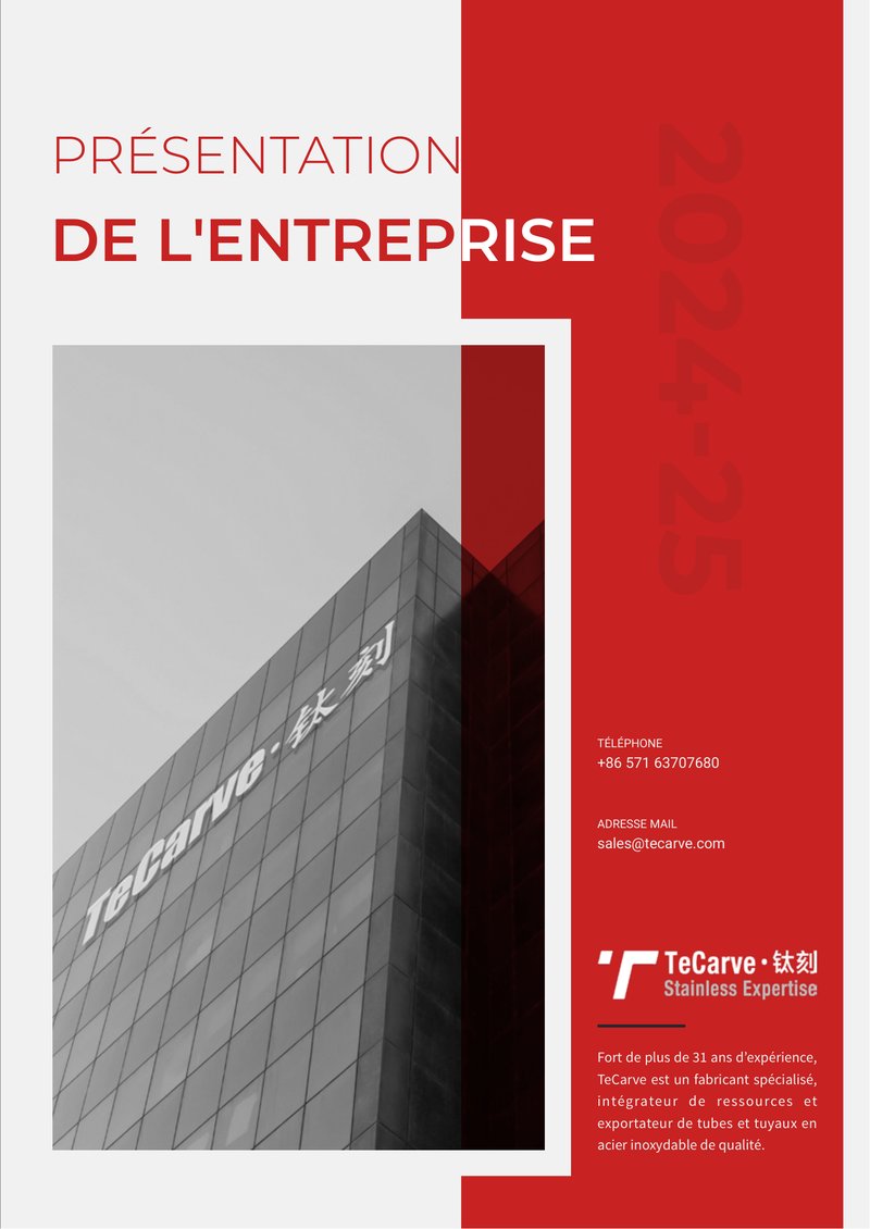 TeCarve Company Presentation - French