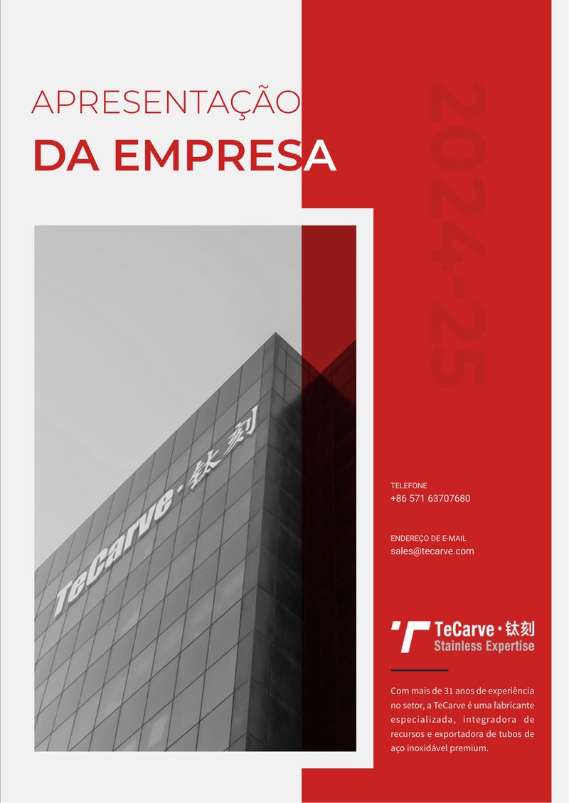 TeCarve Company Presentation - Portuguese