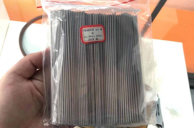 stainless pipe for electrochemical fluid systems