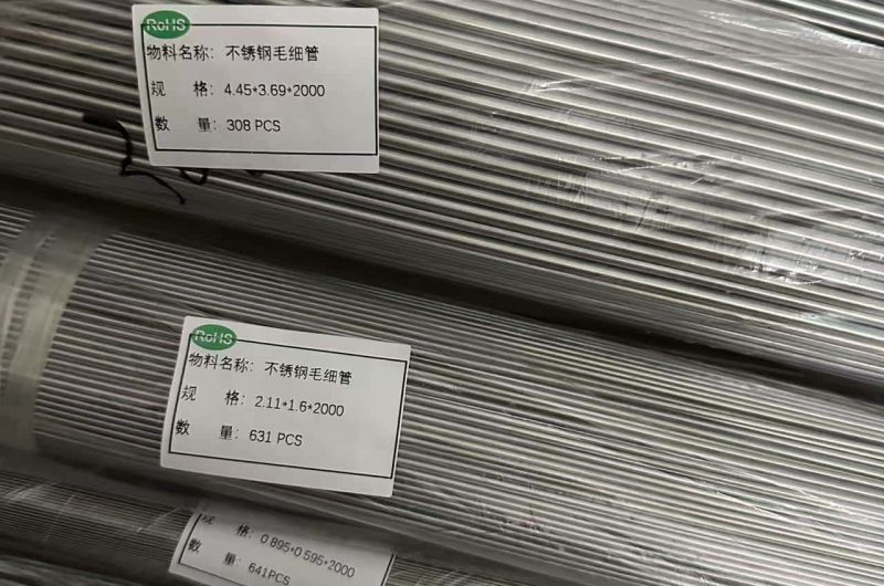stainless pipe for micro-welding gas supply