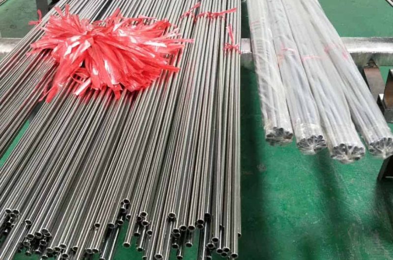 SS pipe for chromatography fluid paths
