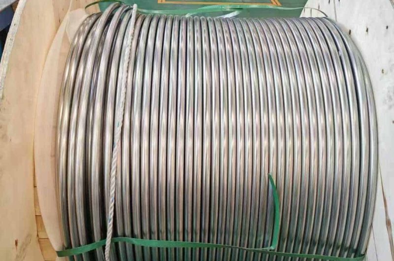 stainless coiled pipe