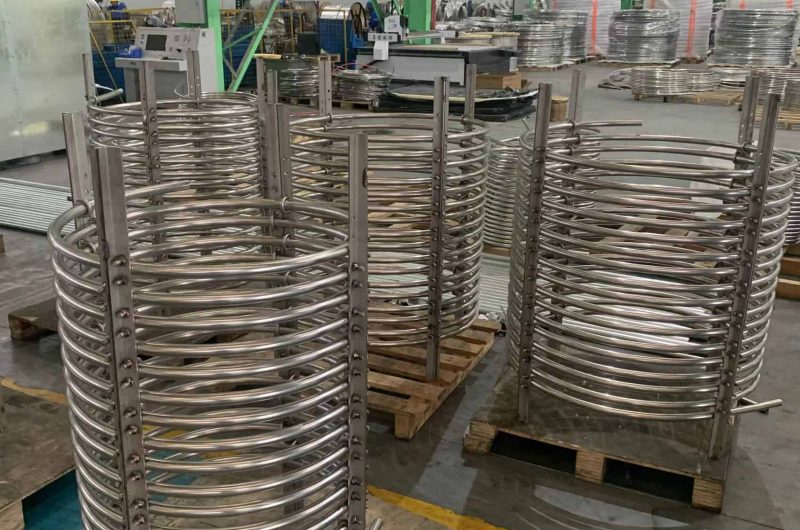 stainless steel coiled pipe