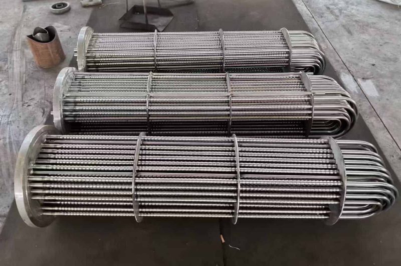 exchanger tubing made of SS