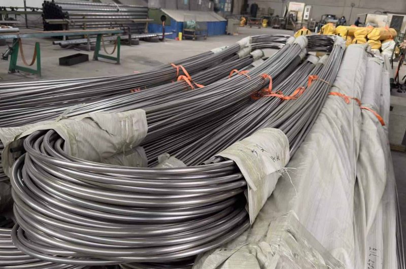 exchanger tubing in 316L stainless steel