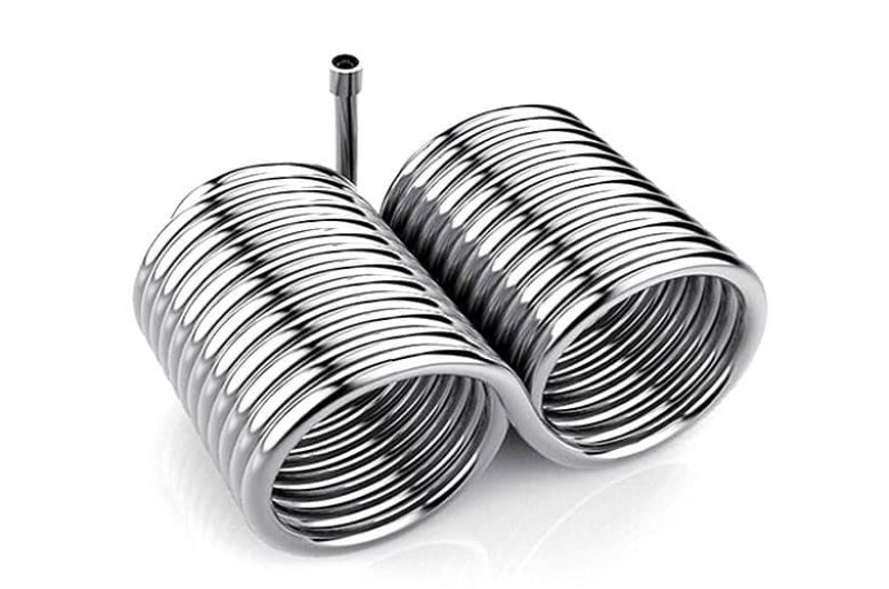 stainless steel helical coil tube