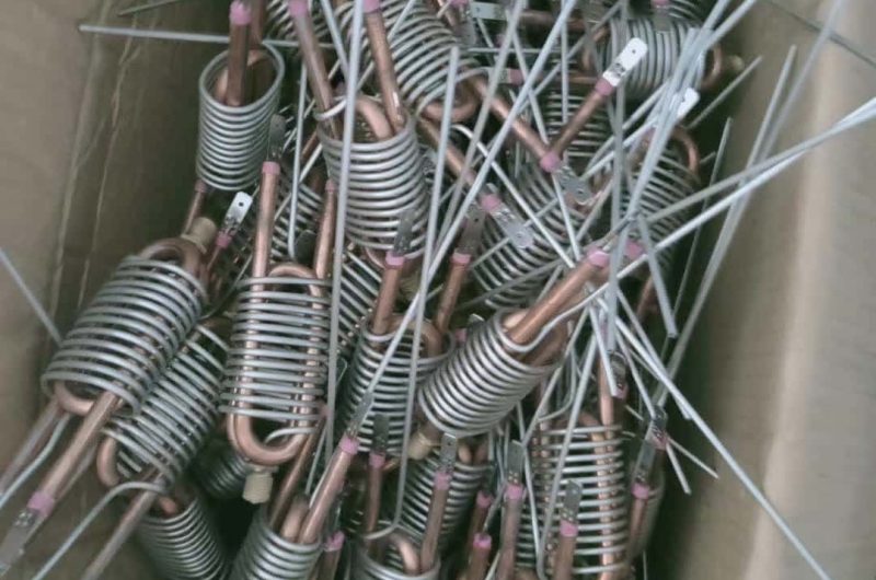 SS spiral pipe coil