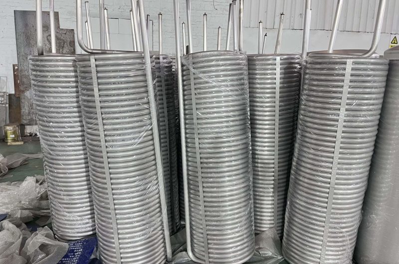 spiral coil stainless tubing for chillers