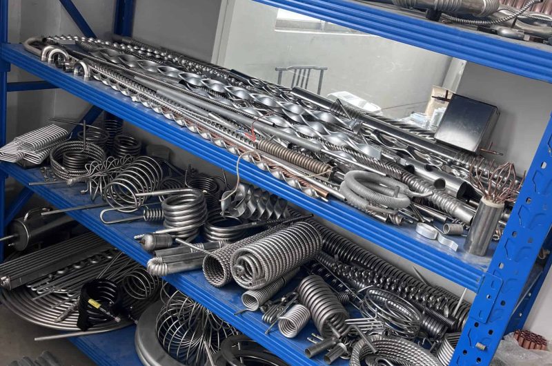 stainless coiled tube for industrial coolers