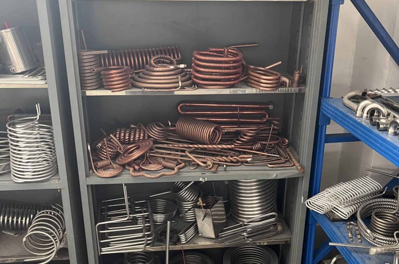 stainless steel spiral coil for evaporators