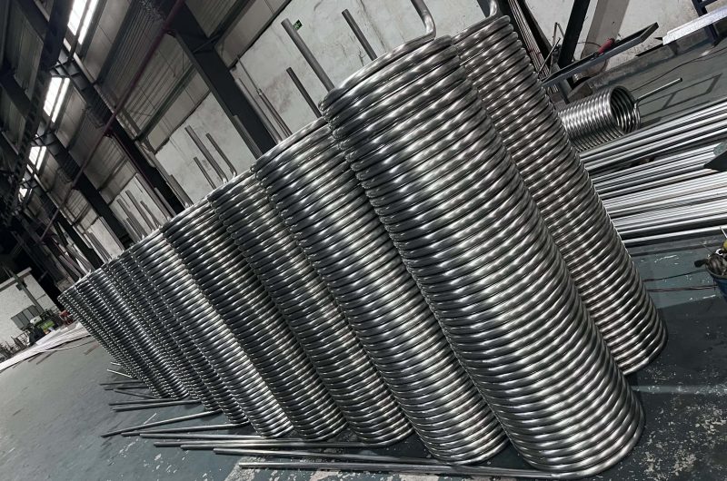 SS coil for fluid circulation