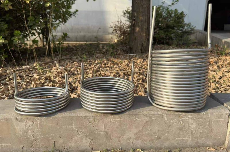 stainless tube coil for dairy equipment