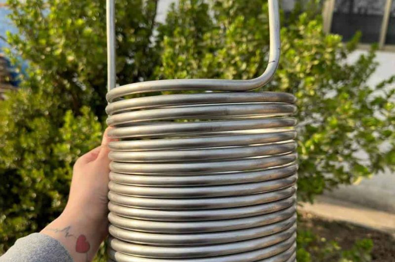 SS tubing for glycol chillers