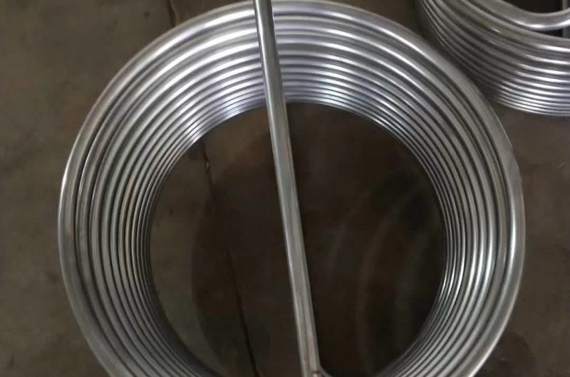 SS helical coil for process tanks