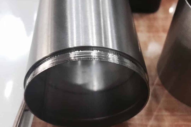 welded SS tee for process pipe