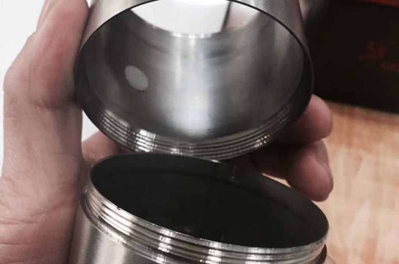 SS elbow fitting with clamp end