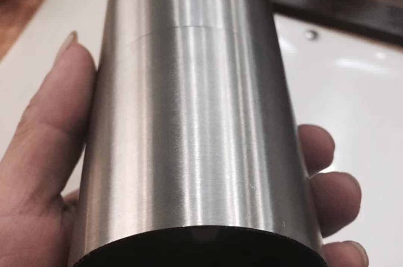 SS pipe for clean-in-place systems