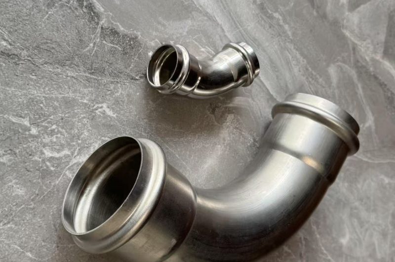tri clamp SS elbow connector