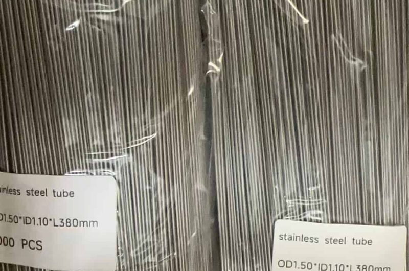 stainless capillary tube for fluid flow