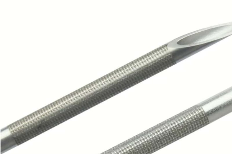 SS surgical pipe for microfluidics