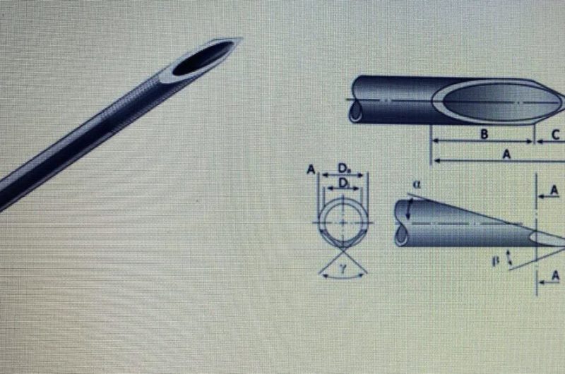stainless steel thin tube for lab syringes