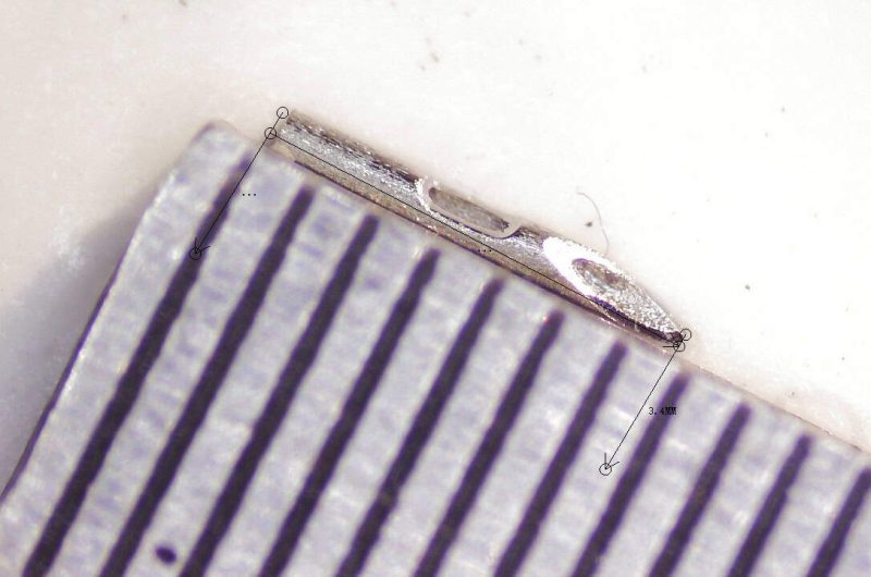 stainless pipe for liquid micro-transfer