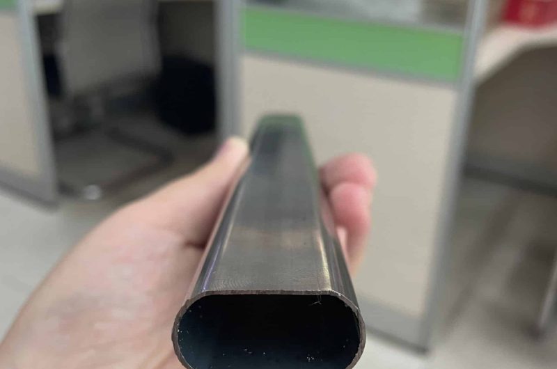 stainless elliptical tubing