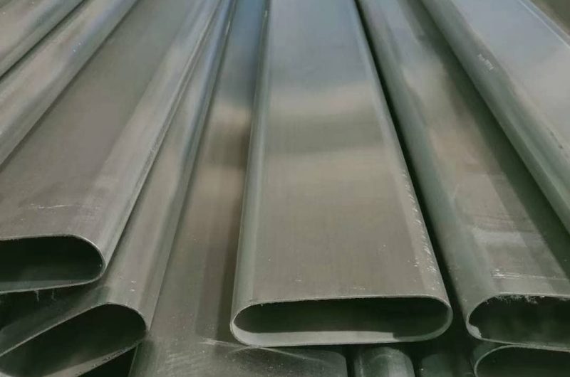 welded SS oval tube