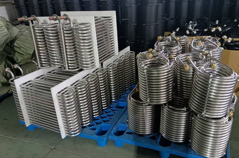 High-efficiency heat exchanger tubes in stainless steel