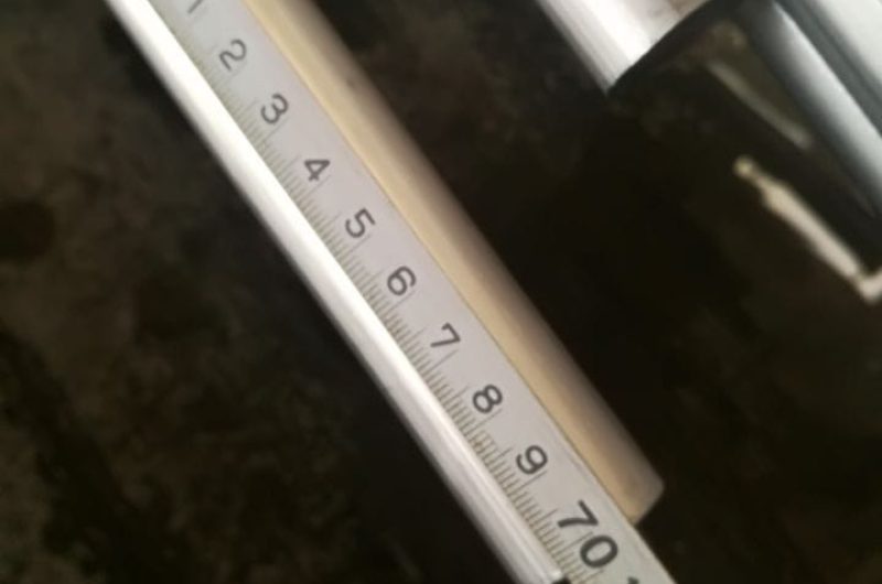 SS pipe straightness check