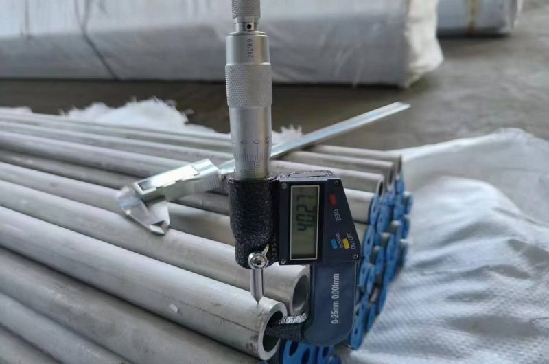hydro pressure test on SS pipe