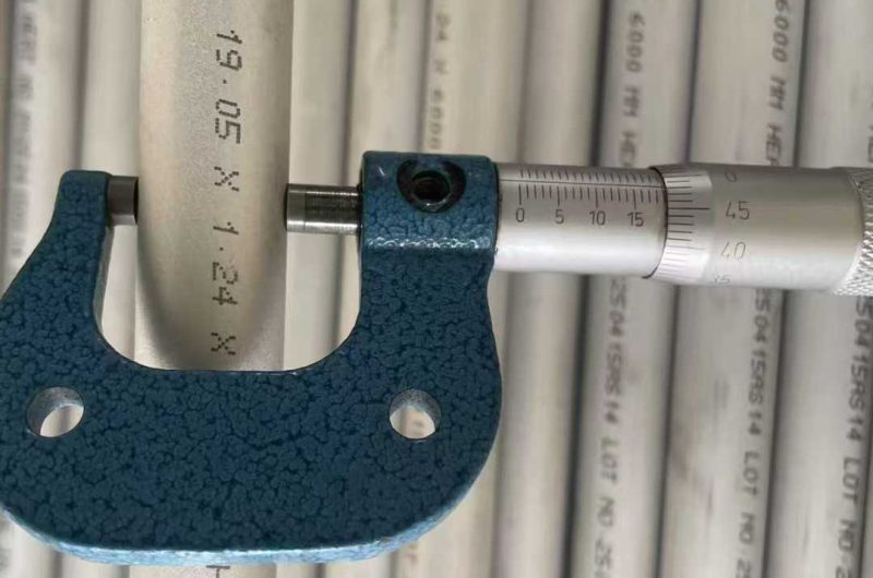 SS pipe pneumatic pressure test