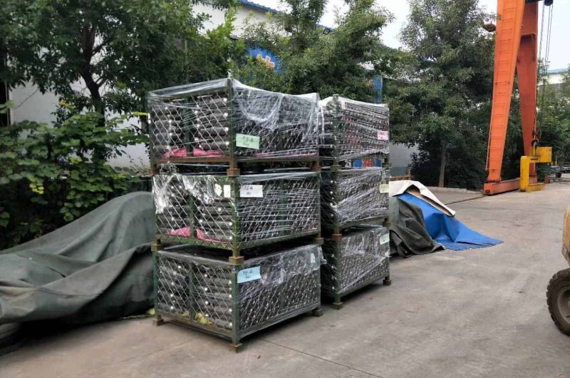steel pipe packing and loading