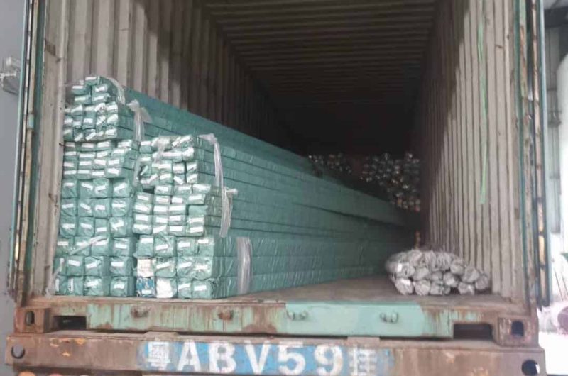 stainless steel pipe ready for delivery
