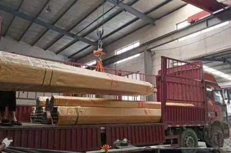stainless steel tube pallet loading