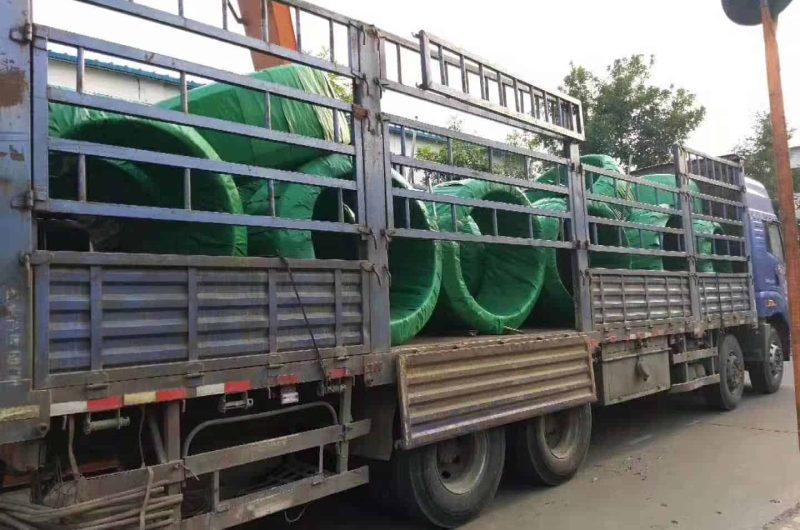 containerized stainless steel pipe delivery