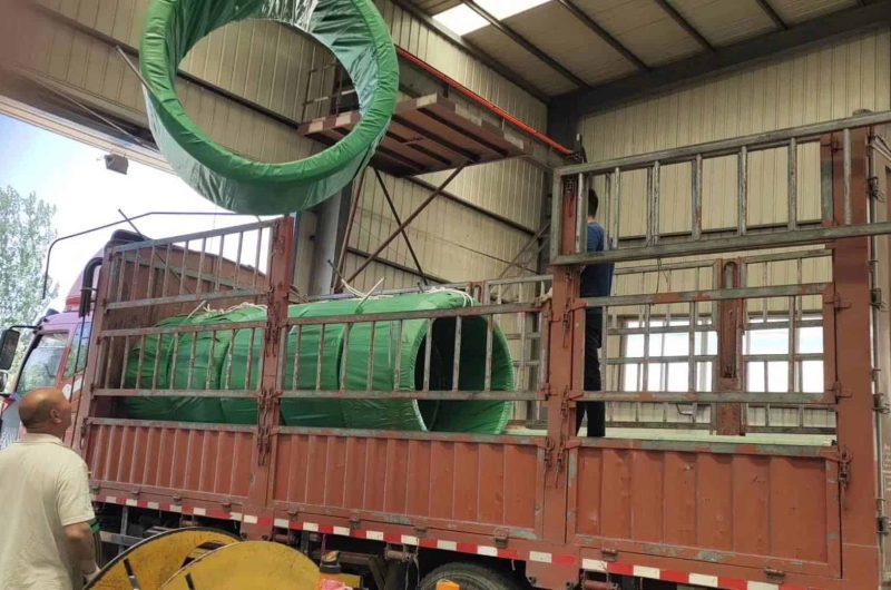 export stainless pipe final loading step