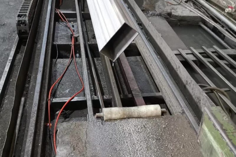 SS pipe tube production with laser welding
