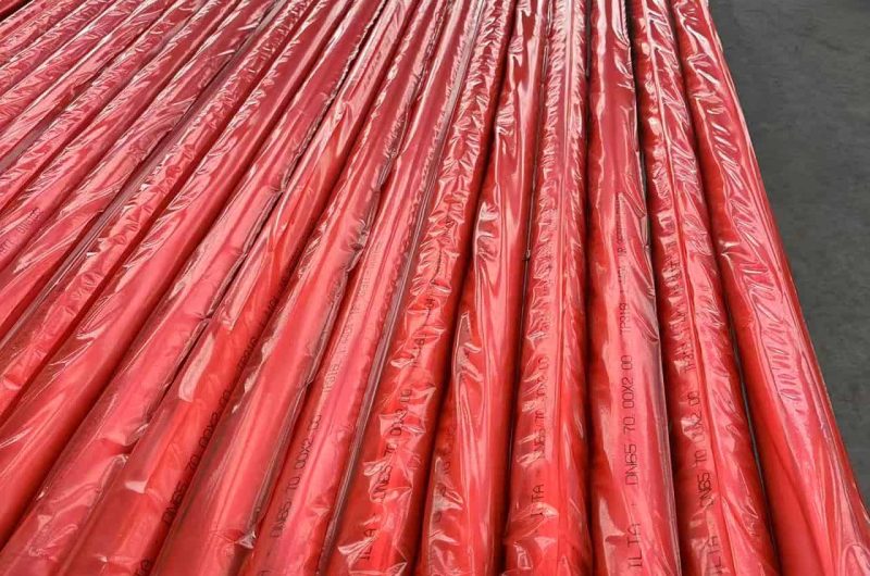 foam protected pipe tube