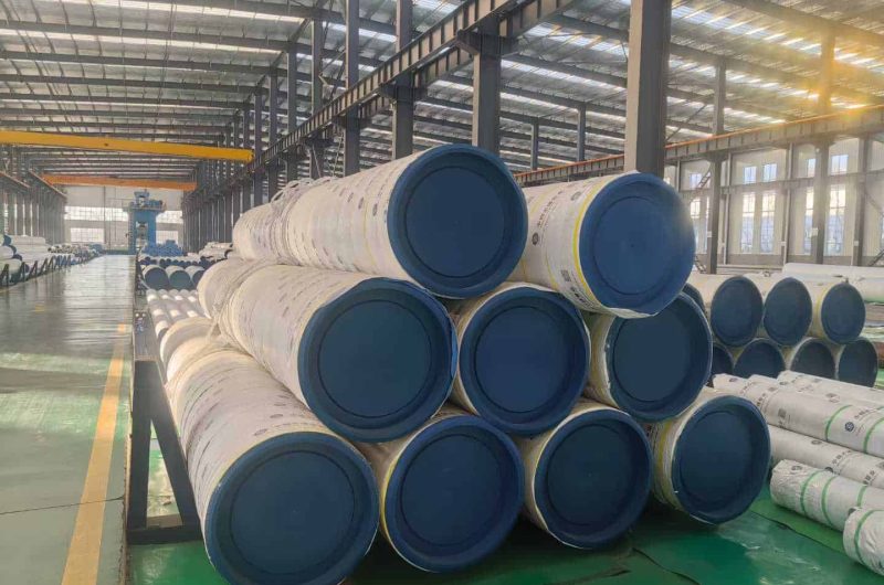 stainless steel pipe tube packaging for export