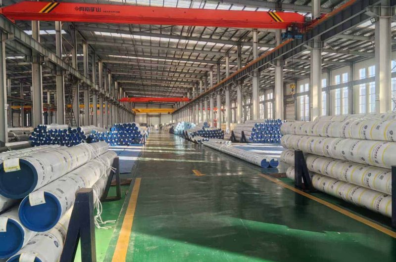 plastic film wrapped stainless tubes
